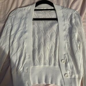 Ardene White Textured Women's Cardigan